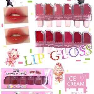 (Pack of 6 ) Crazy Girl Ice cream Matte Lipgloss, - Image 3