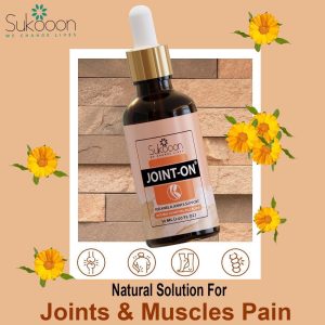 Sukoon Joint On Essential Oil Blend for pain in joints, back pain, arthritis pain, knee pain, tennis elbow, strains and sprains (30ml) - Image 5