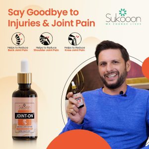 Sukoon Joint On Essential Oil Blend for pain in joints, back pain, arthritis pain, knee pain, tennis elbow, strains and sprains (30ml) - Image 4