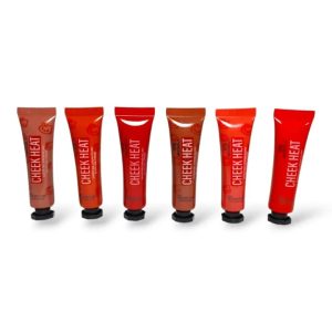 Pack of 6 Cheek Heat Shimmer Gel-Cream Blush, - Image 2