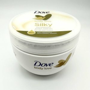 Dove Silky Moisturizing Body Cream (300 ml) - High Nutrients and Rich Essential Oils - Image 3