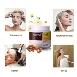 3 in 1 Deal Karseell Hair Mask Collagen Treatment Cream + Reusable 576 Pcs Fake Nails + Fake Nails Glue | Makeup And Hair Care Deal - Image 4