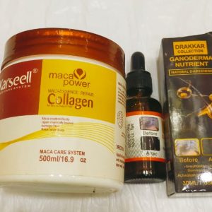 Karseell Hair Mask +Darkening Serum For Your Hair Care Collagen Treatment Cream – Argan Oil - Image 5