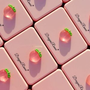 5 Pcs Dragon Ranee Peach Mini Lipstick Set | Long Lasting Makeup Waterproof Lipstick (Random Color) - Image 4