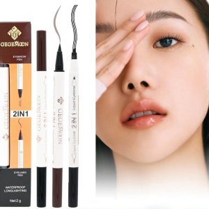 2 in 1 Gegemoon Liquid Eyebrow & Eyeliner | Long Lasting Liquid Eyeliner & Eyebrow Pencil - Image 4
