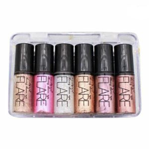 Pack of 6 Mocallure Metallic Shiny Waterproof Glitter Eyeshadow Liquid Eyeliner (Random Color) - Image 3
