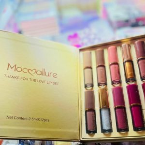 12 Pcs Mocallure Transparent Clear Lip Gloss | High Pigment Lipgloss Set | Best Quality Lipgloss Set - Image 3