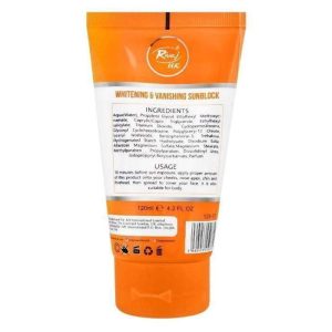 Rivaj Sunblock Whitening & Vanishing SPF60 Ideal for all skin types [150ml] - Image 2