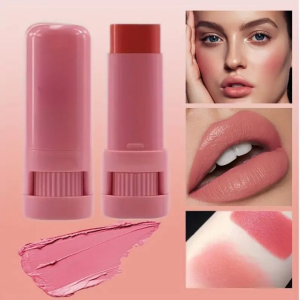 High-Pigment Matte Blush Stick ? Long-Lasting, Water-Resistant & Blendable Contour Balm - Random Shades - Image 4