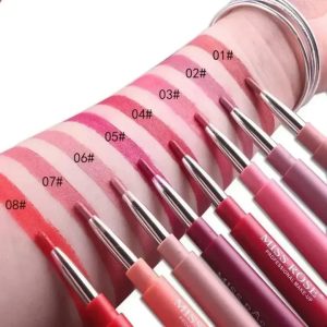 2-in-1 Waterproof Lipstick & Lip Liner ? Long-Lasting, All-Day Color | Best Quality ]Waterproof Lipstick [Random Shades] - Image 2