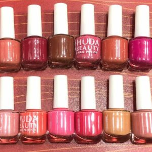 Huda Beauty Nude Nail Polish Set (6 Pcs Random Colors) with Free Nail Polish Remover - Smooth, Fade-Resistant & Professional Manicure Kit (Pack of 2) - Image 2