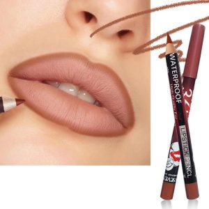 36H Jumbo Lip Liner Pencil Pack ? Long-Lasting Nude, Red & Pink Shades for Smooth Lip Definition - Image 3