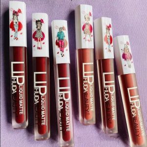 6 Pcs High Pigmented Matte Finish Lip Gloss - Multicolor Collection - Image 2