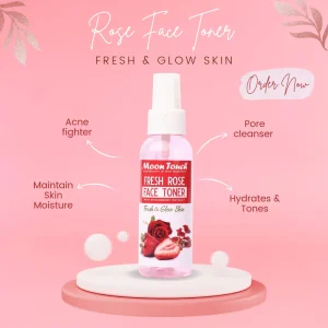 Fresh Rose Face Toner Mist (100ml) - Image 3