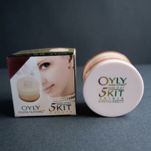 OYLY 5 In 1 Compact Face Powder Kit With 5 Shades Long Lasting Smooth Finish - Image 5