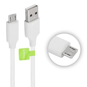 Infinix Copper Fast Charging Micro USB Data Cable – Durable White Charging & Sync Cable for Android Devices - Image 1