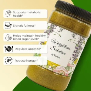 Rubina Weight Loss Powder – Natural Slimming Herbal Formula | Fat Burner & Metabolism Booster 100gram - Image 1