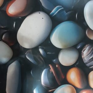 Super Absorbent Non-Slip Bathroom Floor Mat - Quick-Dry Soft Colorful Pebble Design 23 × 15 inch - Image 4