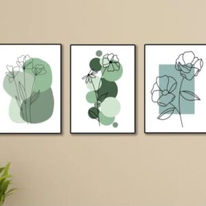 Set of 3 Premium Wall Art Photo Tiles – Modern Home Decor Sets - Image 1
