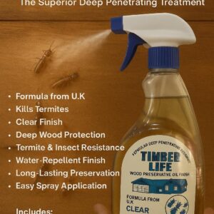 Wood Preservative Spray for Termites | Anti-Termite Protection for Furniture & Wooden Surfaces (500ML) - Image 2