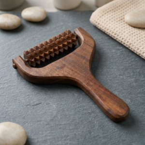 Handcrafted Wooden Scalp, Head, Neck, and Shoulder Massager – Reflexology & Acupressure Roller - Image 2