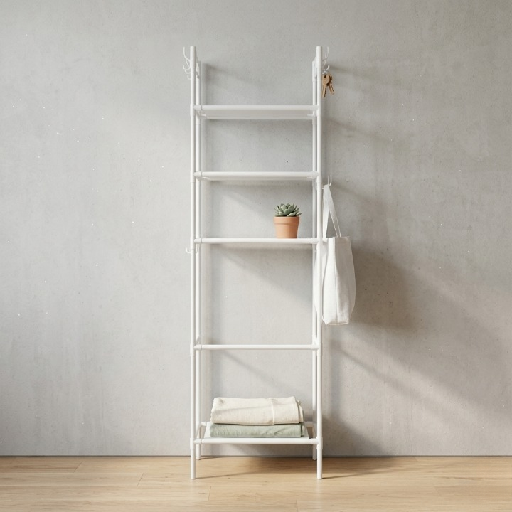 Multi-Layer Bathroom Storage Rack | Space-Saving Toilet Organizer | Strong Carbon Steel Shelf For Towels & Toiletries - Image 3