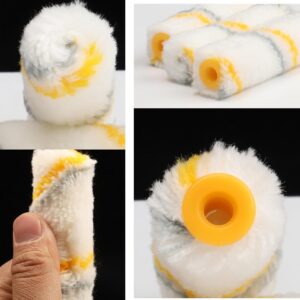 Mini Paint Roller Refill 4 Inch – High Quality Paint Roller Sleeve for Smooth Wall Finishing (10 PCs) - Image 1