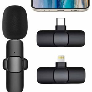 K11 2 IN 1 Collar Wireless Microphone Iphone/Android & Type C Supported - Image 3