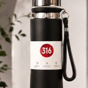 Premium SZM 750ml Stainless Steel Water Bottle Leakproof | Random Color - Image 1