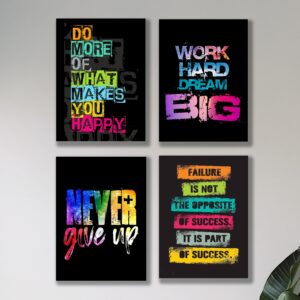 Set of 4 Premium Wall Art Photo Tiles – Modern Home Decor Sets 8x11 - Image 1