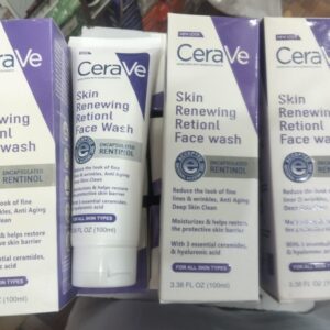 Renewing Retinol Face Wash – Anti-Aging Cleanser with Ceramides & Hyaluronic Acid for All Skin Types (100ml) - Image 4