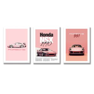 Set of 3 Premium Wall Art Photo Tiles – Modern Home Decor Sets 8x11 - Image 1