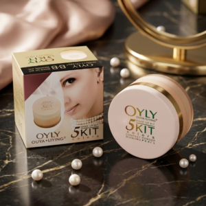 OYLY 5 In 1 Compact Face Powder Kit With 5 Shades Long Lasting Smooth Finish - Image 2