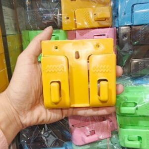 Wall Mounted Universal Mobile Phone Holders – Space-Saving Charging Stand & Remote Organizer (Random Colors) - Image 5
