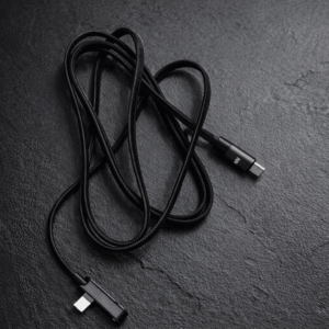 240W Ultra Fast USB-C to USB-C Charging Cable with Built-in Foldable Phone Stand – Premium Braided Data Cord - Image 3