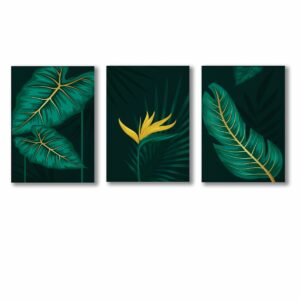 Set of 3 Premium Wall Art Photo Tiles – Modern Home Decor Sets 8x11 | With Frame - Image 2