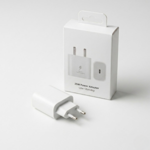 25W Original Power Adapter | White Type-C Fast Charger China Imported - Image 3