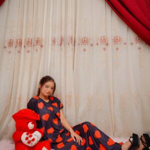 Dream Curve 3 Pieces Nightwear Set for Women – Free Size Soft Jersey Interlock Nighty with Panty & Poni - Image 2
