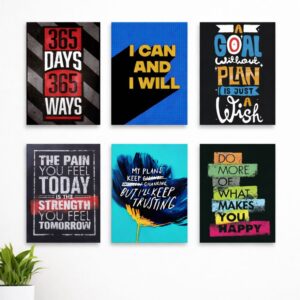Set of 6 Premium Wall Art Photo Tiles – Modern Home Decor Sets 8x11 - Image 1