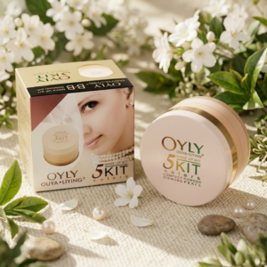 OYLY 5 In 1 Compact Face Powder Kit With 5 Shades Long Lasting Smooth Finish - Image 1