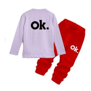 New Summer Collection Kids Tracksuit Set – Full Sleeve Shirt & Trouser Comfortable Casual Wear for Boys & Girls - Image 1