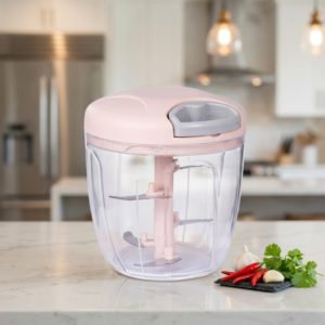 Manual Pull-String Household Vegetable Cutter & Meat Chopper – Multi-Function Hand - Random Color - Image 3