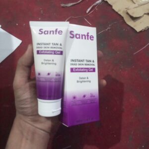 Sanfe Instant Tan And Dead Skin Removal Exfoliating Gel Detan Brightening 60ml - Image 4