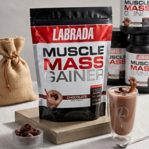 Labrada Nutrition Muscle Mass Gainer 2lbs Chocolate Flavor High-Calorie Weight & Muscle Gain Powder - Image 1