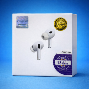 ANC Wireless Earbuds with Active Noise Cancellation & Charging Case – White - Image 2