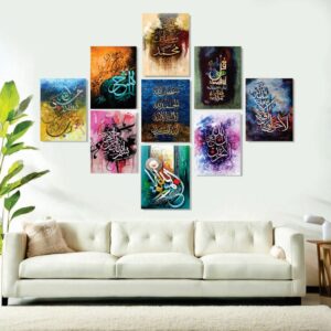 Set of 9 Premium Wall Art Photo Tiles – Modern Home Decor Sets 8x11 - Image 1