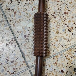 Handcrafted Wooden Thighs and Calves Massager – Reflexology & Muscle Roller - Image 4