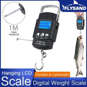 Scale 50Kg 5g LCD Digital Display Handheld Mini Electronic Weighting Scale Fishing And Travel Luggage Scale - Image 3