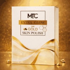 MTC International Extra Glow 24K Gold Skin Polish Kit – Professional Face & Body Brightening System - Image 1