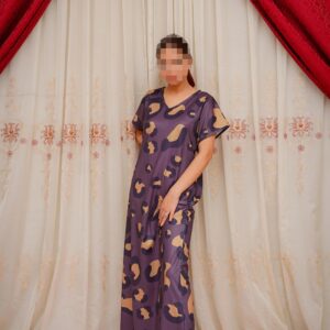 Twilight Grace 3 Piece Nightwear Set for Women – Free Size Soft Jersey Interlock Nighty with Panty & Poni - Image 1
